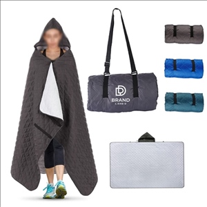 Outdoor Picnic Blanket Hooded Cape